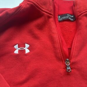 Under Armour Scarlet Half-Zip Top